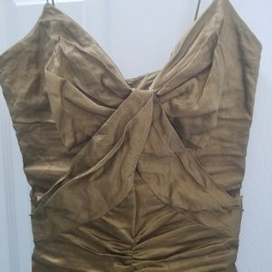 NWT!! Nicole Miller Dress, Size 6, Bronze